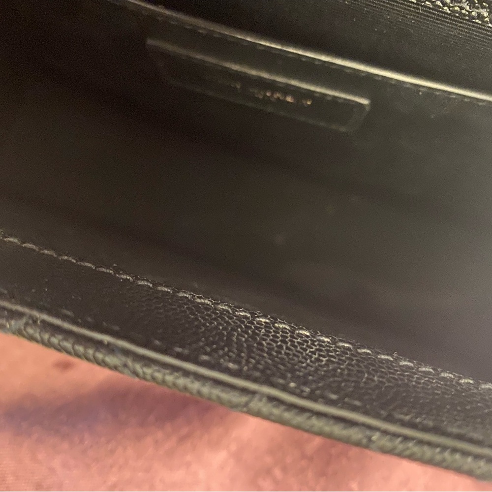 Saint Laurent Envelope Triquilt Medium YSL Quilted Black Shoulder Bag - Picture 6 of 10